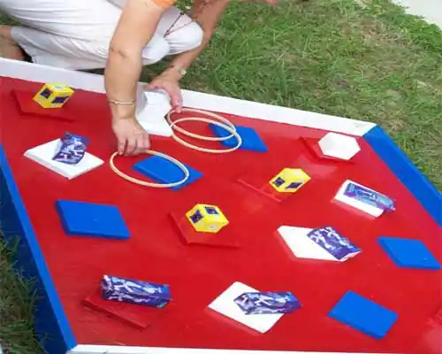 Hoopla game stall in Kakinada