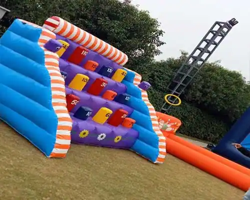 inflatable ring toss game stall in delhi for birthday party