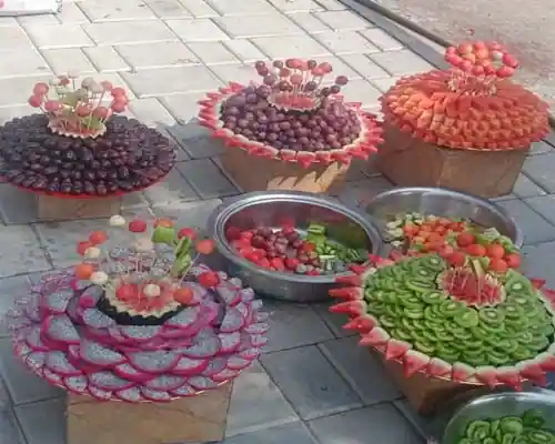 Fruit chaat live stall in hyderabad for birthday and wedding