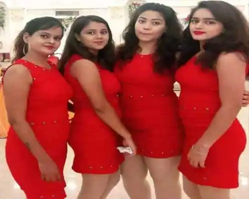 Serving girls in Hyderabad