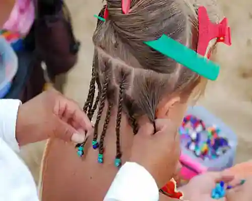 hair beading in Delhi