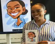 digital caricature in Goa