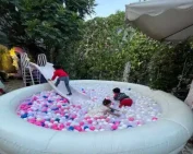 big white ball pool in Hyderabad for corporate office