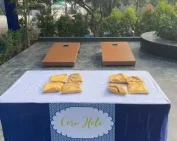 corn hole game in Hyderabad for corporate team Building activities