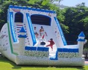 white bouncy castle in Hyderabad